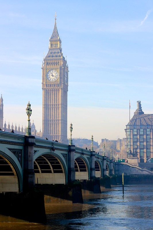 Big Ben across the Thames