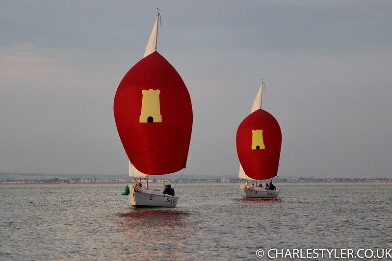Spinnakers Flying, with the ISC logo.